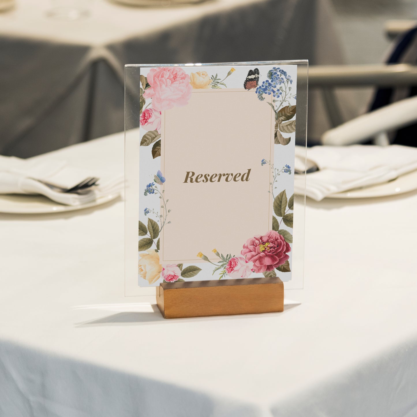 Table Cards: Numbered