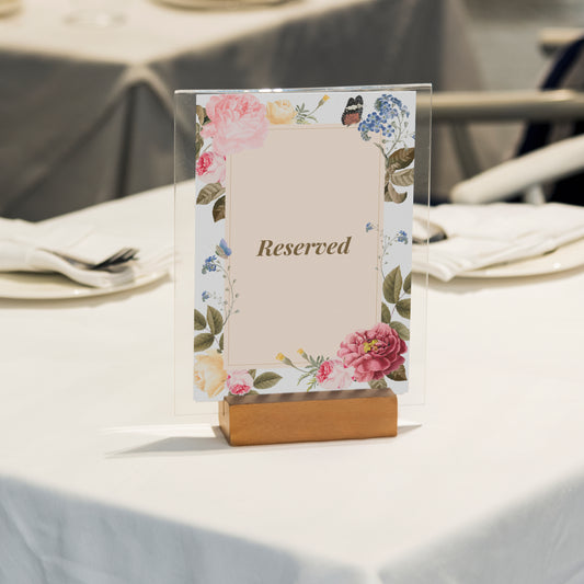 Table Cards: Numbered