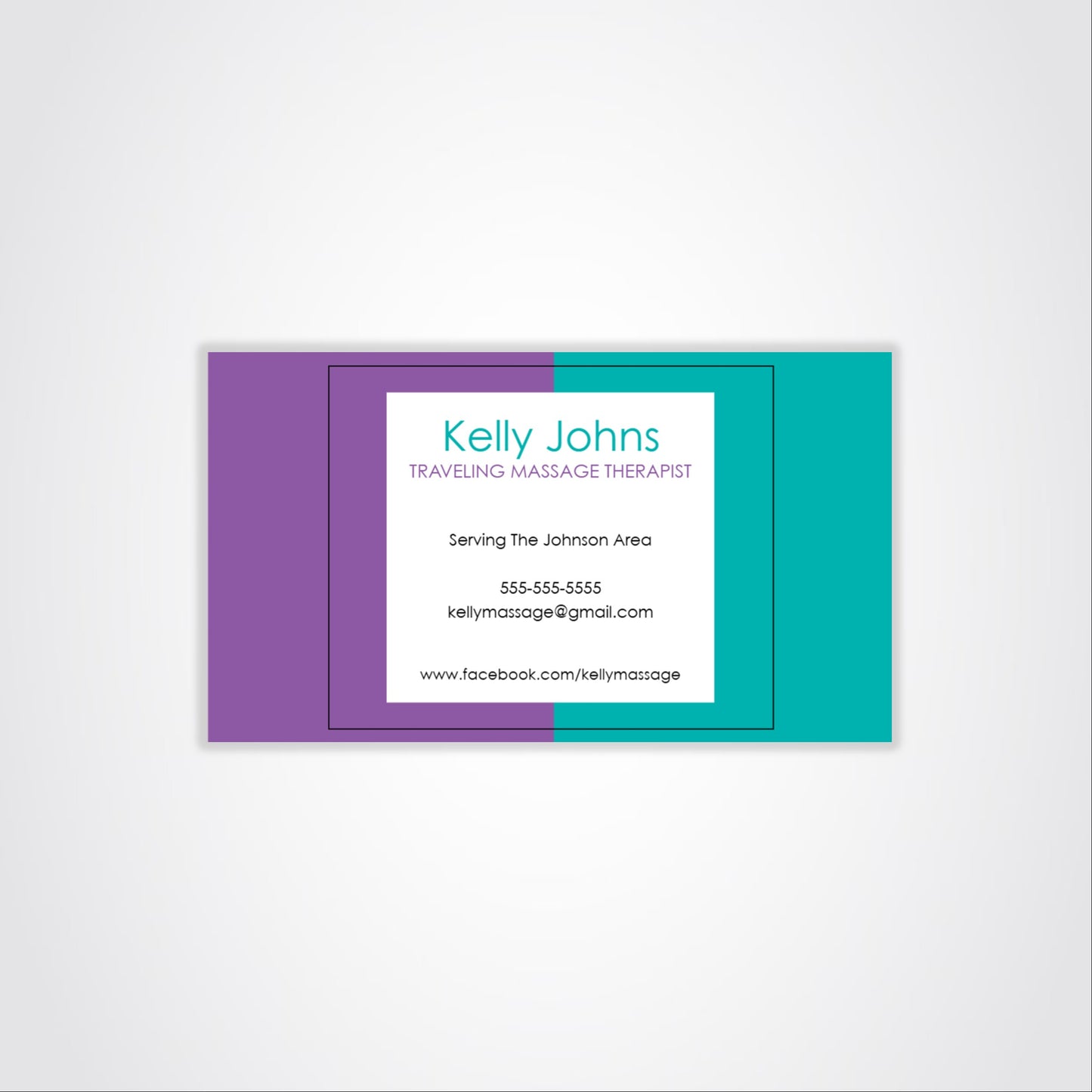 Purple Blue Minimal