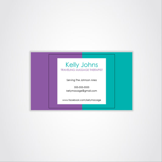 Purple Blue Minimal