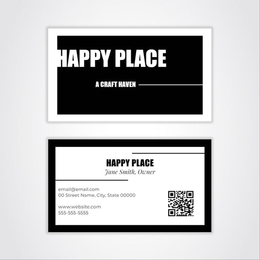 Bold Black Cards