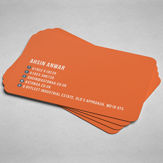 Rounded Business Cards